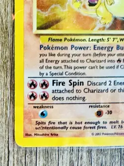 Pokemon TCG Charizard Vintage 3/110 Legendary Collection Holo Rare - Image 5