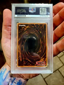 Yu-Gi-Oh Ghost Rare Blue-Eyes White Dragon Haunted Mine PSA 6 - Image 4