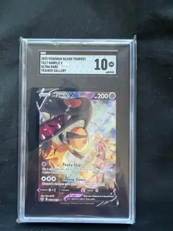 2022 Pokemon Silver Tempest Mawile V Ultra Rare Trainer Gallery #TG17 SGC 10 - Image 1