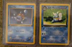 Pokemon Team Rocket Squirtle, Dark Wartortle, Dark Blastoise Lot Non-Holo - Image 3