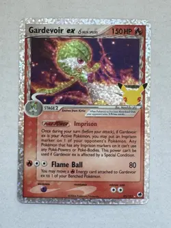 Pokemon TCG Gardevoir Ex 093/101 Celebrations: Classic Collection Holo NM - Image 1
