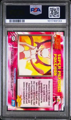 1999 TOPPS POKEMON THE MOVIE EDT #0 MOVIE EDITION PSA 9 - Image 2