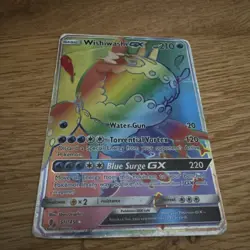 Wishiwashi GX 151/145 Pokemon Guardians Rising 2017 Rainbow Secret NM/M - Image 1
