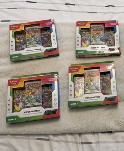 4X Pokemon TCG First Partner Illustration Collection Series 1 - READ DESCRIPTION - Image 1
