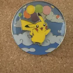 Pokemon Celebrations Flying and Surfing Pikachu Pin 25th Anniversary - Image 2