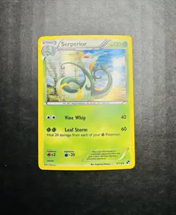Pokemon TCG Single Card Serperior Tinsel Holo Rare 5/114 Black & White 2011 - Image 1