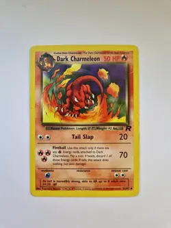 1995 -1998 First Edition Pokemon Dark Charmeleon Charmander Team Rocket Series - Image 1