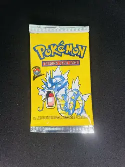 Booster Pack Pokemon EMPTY Base Set 2 Gyarados WOTC VIDE/ PARFAITEMENT OUVERT - Image 1
