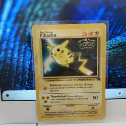 Pokemon TCG Pikachu #25 Black Star Promo 1999 WB the First Movie - Image 1