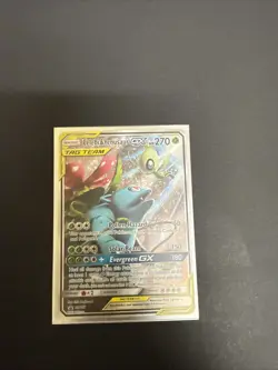 Pokemon TCG Celebi & Venusaur GX Holo Ultra Rare - Image 1