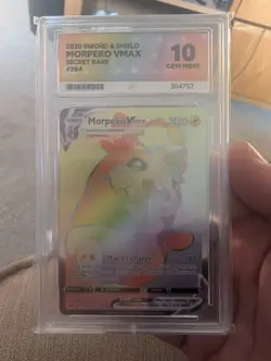 Morpeko VMAX 204/202 2020 SWSH Secret Rare ACE 10 Gem Pokemon Tcg - Image 1