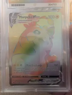 Morpeko VMAX 204/202 2020 SWSH Secret Rare ACE 10 Gem Pokemon Tcg - Image 2