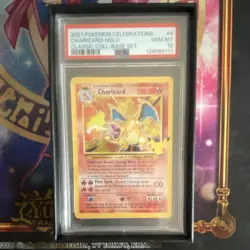 Pokemon 2021 Charizard 4/102 Celebrations Classic Collection Holo PSA 10 - Image 1