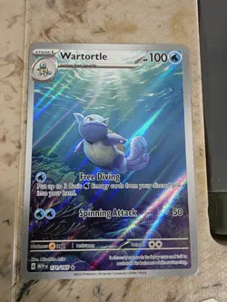 Wartortle Pokemon 151 Holo 171/165 Scarlet & Violet Special Illustration Rare NM - Image 1