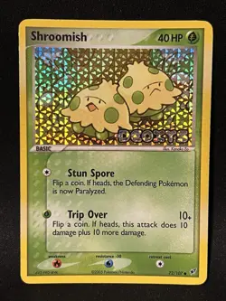 Pokemon Shroomish Reverse Holo 72/107 2005 Pokemon EX Deoxys Stamped - Image 1