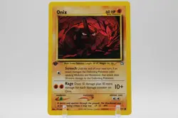 Pokemon TCG Onix Neo Genesis 69/111 Regular 1st Edition Common Regular Vintage - Image 1