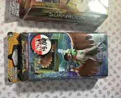 Pokemon Sun & Moon Burning Shadows Rock Steady & Base Forest Shadow Theme Decks - Image 4
