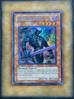 Yugioh Dark Grepher PTDN-EN000 Secret Rare 1st Ed MP (#1) - Image 1