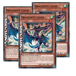 3x DRAGUNITY COUSE • (Couse Dragunita) • Comune • CYHO EN017 • YUGIOH! ANDYCARDS - Image 1