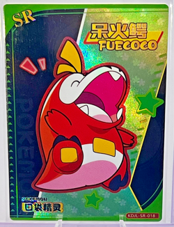 Fuecoco SR KDJL-SR-018 Eif Baby Chinese Pokemon Holo Card - Image 1