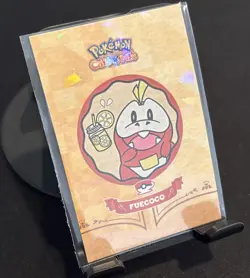 Rare Full Art Pokemon Cafe Mix Card Database Fuecoco Cute Art Low Pop - Image 1