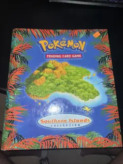 Pokemon Trading Card Game Southern Islands Collection 2001 Binder-Empty/No Cards - Image 1
