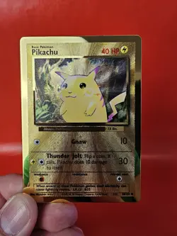 Pokemon Gold Metal Pikachu Card 58/102 Pokemon Celebrations 25th Anniversary - Image 5