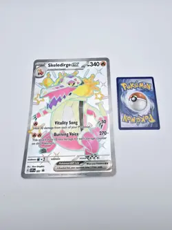 Pokemon TCG S&V Promo Cards Skeledirge ex Black Star Promo 081 OVER SIZED MINT - Image 1