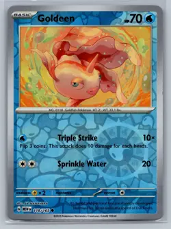 Goldeen SV: Scarlet & Violet 151 #118/165 Common Reverse Holo Pokemon Card - Image 1