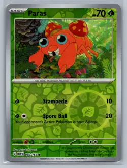 Paras SV: Scarlet & Violet 151 #046/165 Common Reverse Holo Pokemon Card - Image 1