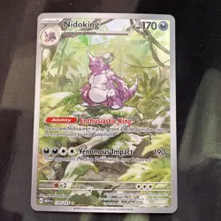 Nidoking Illustration Rare 174/165 SV Pokemon 151 2023 English-NM Card - Image 1