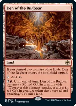 Den of the Bugbear [AFR - 254] - NM [Normal] TCG MTG - Image 1