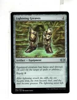 MTG SkeenAB Lightning Greaves from Double Masters. NM. - Image 1