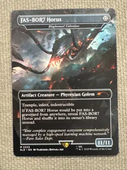 MTG: FAS-BOR7 Horus - Blightsteel Colossus | Secret Lair Drop Series 2223 NM - Image 1