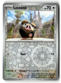 Lechonk 139/159 Common Journey Together Pokemon Reverse Holo Near Mint - Image 1