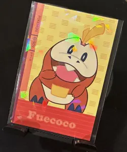 Rare Full Art Cracked Ice Holo Fuecoco Card Database Pokemon 909 Low Pop ⭐🤩 - Image 1