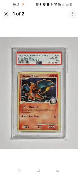 Pokemon TCG Charizard [G] Supreme Victors 20/147 Regular Rare - Image 1