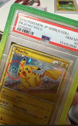 🌀2010 POKEMON JPN WORLD COLLECTION GERMAN PIKACHU-HOLO PSA 10- Swirl 🌀POP#85🌀 - Image 3