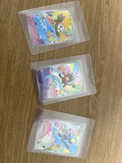 Pokemon TCG First Partner Illustration Collection Series 1 Gen 7 Starters Set - Image 1