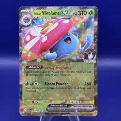 Erika's Vileplume ex 003/217 ME: Ascended Heroes Double Rare Holo Pokemon NM - Image 1