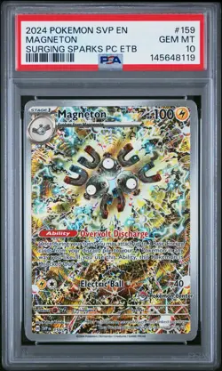 Magneton 159 Surging Sparks Center ETB Promo Pokemon PSA 10 *119 - Image 1