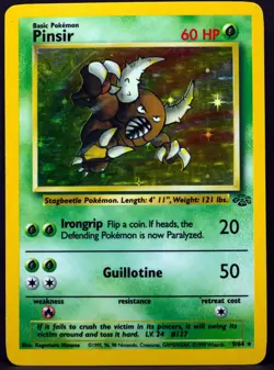 Pokemon - Pinsir - 9/64 - Jungle - 1999 - Holo - Single - Image 1