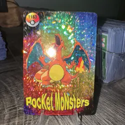 Pokemon CHARIZARD and LAPRAS Pocket Monsters Holo Prism Vending Sticker #1163 - Image 4