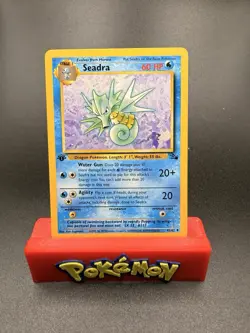 1st Edition Seadra 42/62 Pokemon TCG WOTC Base Set Fossil Uncommon MINT NM - Image 1