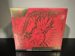 Pokemon Scarlett and Violet Elite Trainer Box Koraidon Factory Sealed New - Image 1