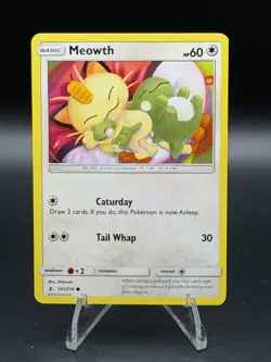 Meowth 147/214 Sm-Unbroken Bonds Regular Pokemon TCG NM - Image 1