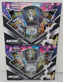 *TWO* BOTH Pokemon TCG Arceus V Figure Box - 4 Packs Each Great Condition 820650850165 - Image 1