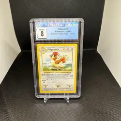 CGC 8 Pidgeotto Shadowless Base Set Pokemon 1999 22/102 Blue Label - Image 3