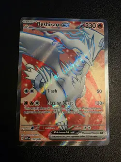 Reshiram ex - 158/086 (Pokemon TCG, Sv: White Flare, English, Holo, Ultra Rare) - Image 1