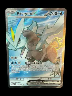 Pokemon Kyurem EX 157/086 Sv: Black Bolt Ultra Rare Holo 230 HP Slash English - Image 1